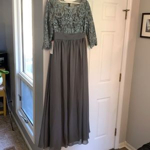 JJs house Mother of the Bride dress size 12 Gray